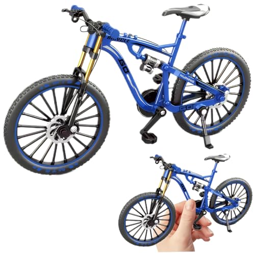 PSFDEWT Fingerrad 1: 8-Skalen-Simulationslegierung Finger BMX Spielzeug Interactive Mini BMX Bike mit beweglicher Teil faltbar mit schockabsorbierender Dekoration für Kinder und Sammler von PSFDEWT
