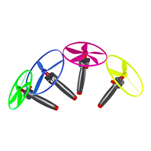 PSFDEWT Flying Saucer Spielzeugspinner Flieger Disc Toys Game Propeller für Kinder zufällige Farben 4sets von PSFDEWT