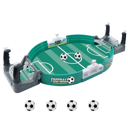 PSFDEWT Fußballtisch Interaktives Spiel mit 6 Mini-Fußbällen Eltern-Kind-Tisch-Fußball-Bildungsfußballspiel Desktop-Spiele für Partyzubehör von PSFDEWT