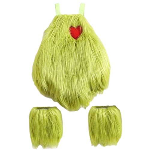 PSFDEWT Grüne Monsterkostüm für Kinder 1 Set 6-12 Monate Plüschkindmonster Kostüm mit Herzdekoration süß für Weihnacht Halloween Cosplay PSFDEWT Grüne Monsterkostüm für Kinder 1 Set 6-12 Monate Plüschkindmonster Kostüm mit Herzdekoration süß für Weihnacht Halloween Cosplay von PSFDEWT