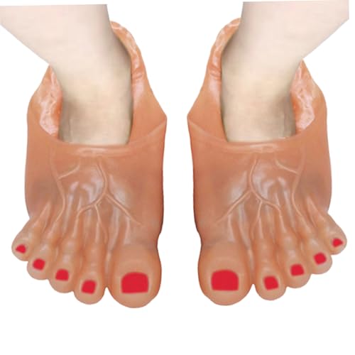 PSFDEWT Halloween Monster Feet Big Jumbo Foot Slipper Cosplay Kostüms Requisiten für Party 1Pair Beige PSFDEWT Halloween Monster Feet Big Jumbo Foot Slipper Cosplay Kostüms Requisiten für Party 1Pair Beige von PSFDEWT