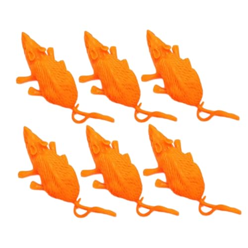 PSFDEWT Halloween Ratten -Kunststoffsimulation Ratten schreckliches Mausmodell Streichspielzeug für Spiel Orange schreckliche Mausmodell PSFDEWT Halloween Ratten -Kunststoffsimulation Ratten schreckliches Mausmodell Streichspielzeug für Spiel Orange schreckliche Mausmodell von PSFDEWT