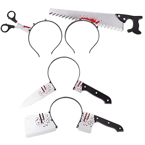 PSFDEWT Horror -Stirnbänder, Halloween -Kostümzubehör (One Size, 4 Pack) 1 von PSFDEWT