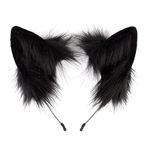 PSFDEWT Katzenohren Stirnband, Fashion Cat Ohrs Haar Hoop, niedliche Haarband für Frauen Mädchen Cosplay Halloween Kopfbedeckung Kostüm Party Schwarz Weiß PSFDEWT Katzenohren Stirnband, Fashion Cat Ohrs Haar Hoop, niedliche Haarband für Frauen Mädchen Cosplay Halloween Kopfbedeckung Kostüm Party Schwarz Weiß von PSFDEWT