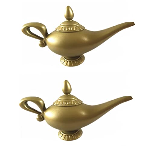 PSFDEWT Magic Lamp Toy 2pcs Halloween Cosplay Accessoire Drama Comedy Bühne Spielen Requisiten Genie -Lamp -Modell Spielzeug Halloween Giftlamp PSFDEWT Magic Lamp Toy 2pcs Halloween Cosplay Accessoire Drama Comedy Bühne Spielen Requisiten Genie -Lamp -Modell Spielzeug Halloween Giftlamp von PSFDEWT