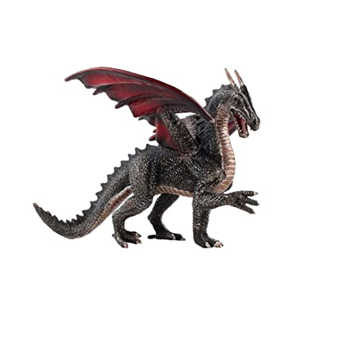 PSFDEWT Mini -Dinosaurierspielzeug Plastikstein Dragon Model Simulation Geschenk für Jungen Mädchen Blackdragon PSFDEWT Mini -Dinosaurierspielzeug Plastikstein Dragon Model Simulation Geschenk für Jungen Mädchen Blackdragon von PSFDEWT