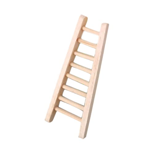 PSFDEWT Miniaturleiter Mini Wood Doll House Leiter 1:12 Puppenhausmöbel für DIY Dollhouse Dekor Miniatur von PSFDEWT