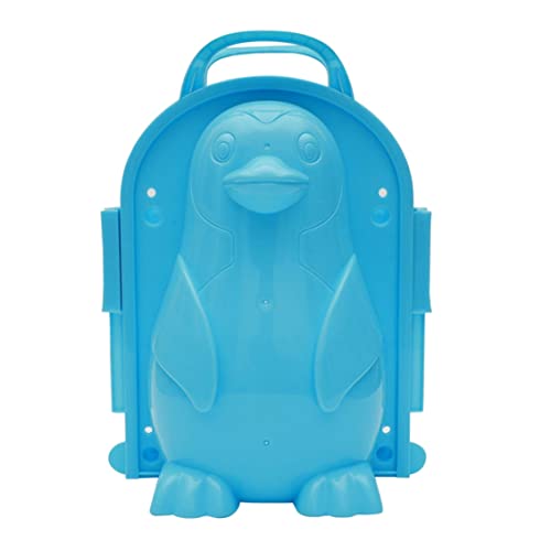 PSFDEWT Penguin Schneeform 3D Schöner Sandform im Freien Schnee Strand Spielzeug zufällige Farbe Schimmelpilze Spielen von PSFDEWT
