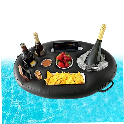 PSFDEWT Pokalhalterpool PVC PVC aufblasbare Tablett Wasserversorgungen aufblasbare Getränkehalter für Sommerpool -Party -Luftmatratze, Spielzeug, schwimmende Matte PSFDEWT Pokalhalterpool PVC PVC aufblasbare Tablett Wasserversorgungen aufblasbare Getränkehalter für Sommerpool -Party -Luftmatratze, Spielzeug, schwimmende Matte von PSFDEWT
