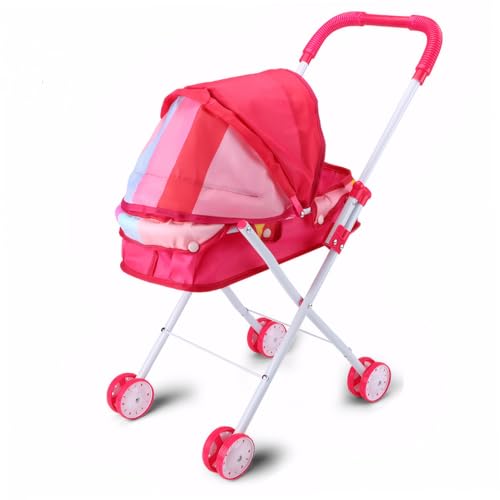 PSFDEWT Puppenwagen Babypuppen Kinderwagen Falten Kinderwagen mit abnehmbarem Waschbaby für Mädchen, tun Sie das Spiel, Style 1Doll PSFDEWT Puppenwagen Babypuppen Kinderwagen Falten Kinderwagen mit abnehmbarem Waschbaby für Mädchen, tun Sie das Spiel, Style 1Doll von PSFDEWT