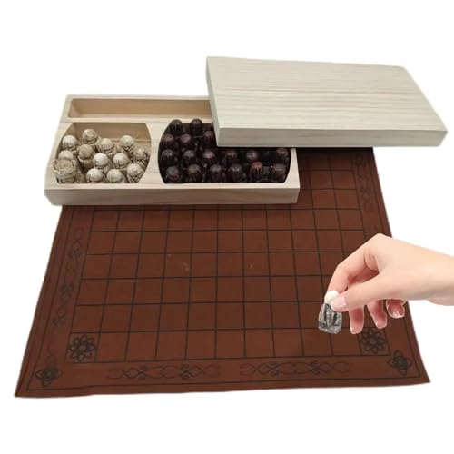 PSFDEWT Schach-Set mit Harz-Teilen Zwei-Spieler-Schachbrett mit Lederbrett tragbare Reise mit Holzspeicher-Strategie-Spiele Lernspielzeug für Kinder Erwachsene Reisen Spiele Party Supplieesset PSFDEWT Schach-Set mit Harz-Teilen Zwei-Spieler-Schachbrett mit Lederbrett tragbare Reise mit Holzspeicher-Strategie-Spiele Lernspielzeug für Kinder Erwachsene Reisen Spiele Party Supplieesset von PSFDEWT