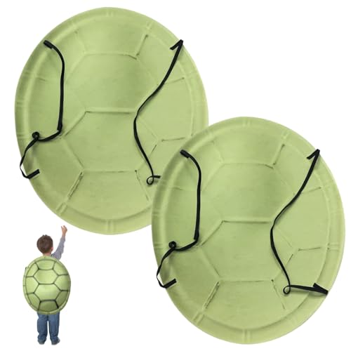 PSFDEWT Schildkrötenkostüm 2PCs weiche Eva lustige Schildkrötenschalen mit elastischen Riemen realistische Cosplay Halloween Kostüme für Kinder Erwachsene PSFDEWT Schildkrötenkostüm 2PCs weiche Eva lustige Schildkrötenschalen mit elastischen Riemen realistische Cosplay Halloween Kostüme für Kinder Erwachsene von PSFDEWT