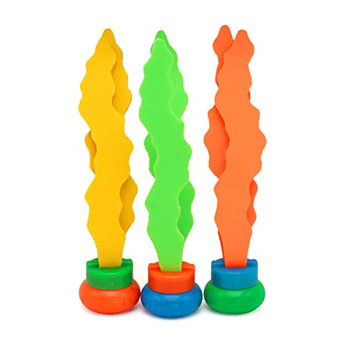 PSFDEWT Tauchen Spielzeugpool -Spielzeug Kinder Schwimmbad Tauchalgen Spielzeug Kinder Training Wasser 3PCs von PSFDEWT