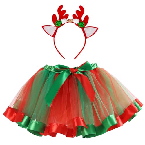 PSFDEWT Weihnachtstanzkostüm für Girl 2PCS/Set Christmas Rock mit Rentierstirnband -Mädchen -Outfit für Kostüme L Tanzkostüm PSFDEWT Weihnachtstanzkostüm für Girl 2PCS/Set Christmas Rock mit Rentierstirnband -Mädchen -Outfit für Kostüme L Tanzkostüm von PSFDEWT