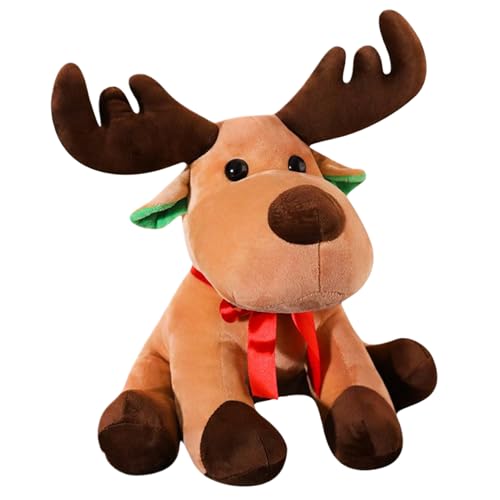 Rentier -Weihnachtsdekoration süße Weihnachts -Rentier -Puppen -Sammlerplüschspielzeug weich gefüllte Tierspielzeuggeschenke für Mädchen & Jungen, Party, Zuhause, Holiday Decor (10 Zoll) Zauber von PSFDEWT