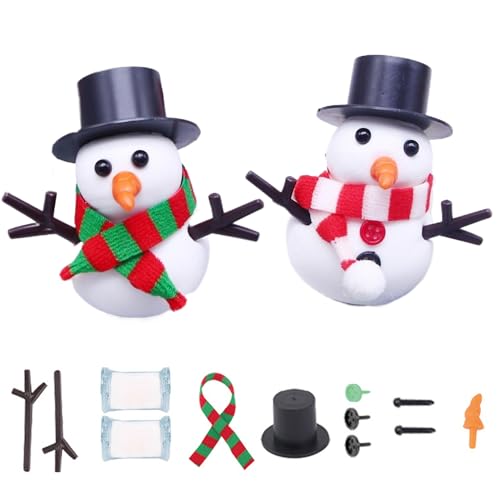 Snowman Kit, DIY -Weihnachtshandwerk für Kinder umfasst schwarze Top -Hüte, Schal, Nähknöpfe, Nasenknöpfe & Schneemann Hände, interaktive Weihnachtsspielzeug für Winter Holiday Party Decor Geschenke Snowman Kit, DIY -Weihnachtshandwerk für Kinder umfasst schwarze Top -Hüte, Schal, Nähknöpfe, Nasenknöpfe & Schneemann Hände, interaktive Weihnachtsspielzeug für Winter Holiday Party Decor Geschenke von PSFDEWT