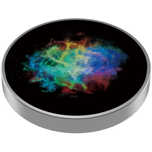 Spinning Top Starry Mini Luminous Edelstahl Stress Relief Spin Top polierte tragbare Spinnhöfe für Erwachsene Kinder Geburtstagsgeschenk, Style1 von PSFDEWT