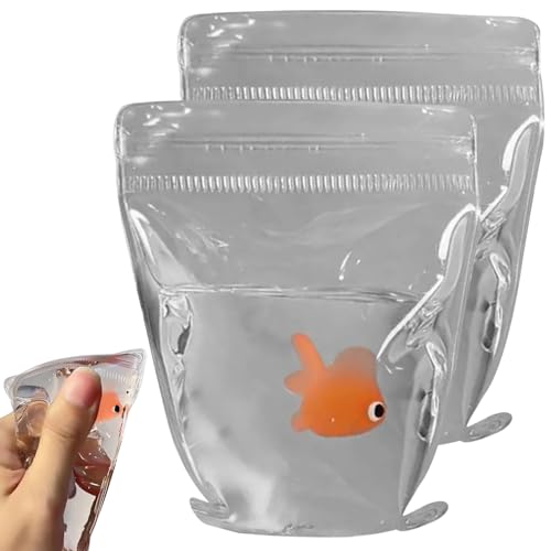 Stressspielzeug realistischer Fische mit transparenter PVC -Tasche süßes Squish Stress Relief Toy, 4x3 Zoll Soft Squeeze Spielzeug für Angst und Entspannung Kinder Erwachsene Geschenk Stressspielzeug realistischer Fische mit transparenter PVC -Tasche süßes Squish Stress Relief Toy, 4x3 Zoll Soft Squeeze Spielzeug für Angst und Entspannung Kinder Erwachsene Geschenk von PSFDEWT