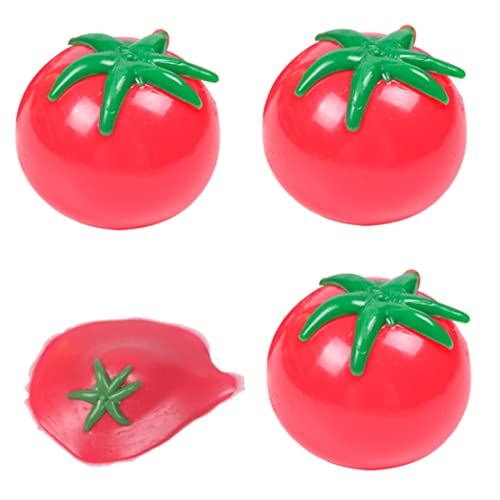 Tomaten -Squeeze Ball Imitation Tomaten Stressbällchen TPR Materialien Streich Wasser Requisiten Geschenke Spielzeug Kinder Ball 3pcs Tomaten -Squeeze Ball Imitation Tomaten Stressbällchen TPR Materialien Streich Wasser Requisiten Geschenke Spielzeug Kinder Ball 3pcs von PSFDEWT