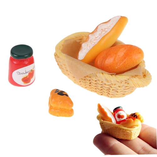 Weihnachten Miniaturen Essen für 7-14 Jahre alte 5pcs 1.57x0, 87 Zoll niedliche winzige lebensee Safe Harz Tragbares Mini-Jam-Brotkorb Set Kitchen Mischmittelspielzeug für Puppenhaus Hochzeit Bäckerei Weihnachten Miniaturen Essen für 7-14 Jahre alte 5pcs 1.57x0, 87 Zoll niedliche winzige lebensee Safe Harz Tragbares Mini-Jam-Brotkorb Set Kitchen Mischmittelspielzeug für Puppenhaus Hochzeit Bäckerei von PSFDEWT