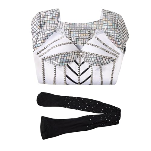 PSNKLMM Das Musical Jane Kostüm Theater Broadway Musikfestival Bühnenauftritt Kleid Halloween Karneval Outfit(XXL) von PSNKLMM
