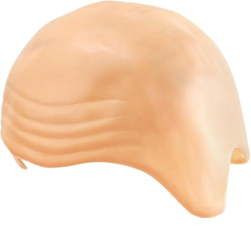 PSNKLMM Dicke kahle Haut Kopf haarlos gefälschte Schädel Perücke Kappe Kostüm Cosplay Hut for Männer Damen Halloween-Party von PSNKLMM