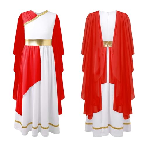 PSNKLMM Halloween Party Prinzessin Schal Tüll Kleider(Red) von PSNKLMM