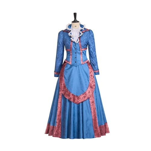 PSNKLMM Musical Kostüm Blaues Kleid Set Broadway Theater(XXL) von PSNKLMM