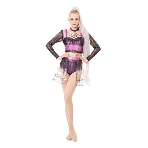PSNKLMM Sechs Musical Kostüm Broadway Performance Kleid Musik Festival Outfits for Frauen Erwachsene(XXXL) von PSNKLMM