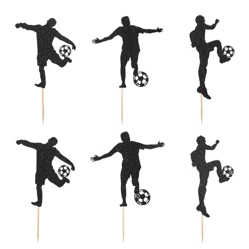 PT Haahoos 6 Stück Fußball-Kuchenaufsätze, Fußball-Cupcake-Topper, Sport-Fußball-Mottoparty, Babyparty, Kuchendekorationen, Kinder, Jungen, Männer, Geburtstagsfeier, Kuchendekorationen PT Haahoos 6 Stück Fußball-Kuchenaufsätze, Fußball-Cupcake-Topper, Sport-Fußball-Mottoparty, Babyparty, Kuchendekorationen, Kinder, Jungen, Männer, Geburtstagsfeier, Kuchendekorationen von PT Haahoos