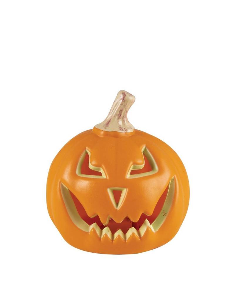 13 cm dekorativer leuchtender Kürbis Orange von PTIT CLOWN