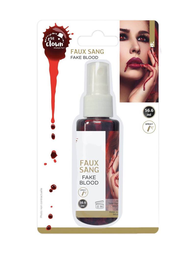 56 ml Falsches Blut Spray von PTIT CLOWN