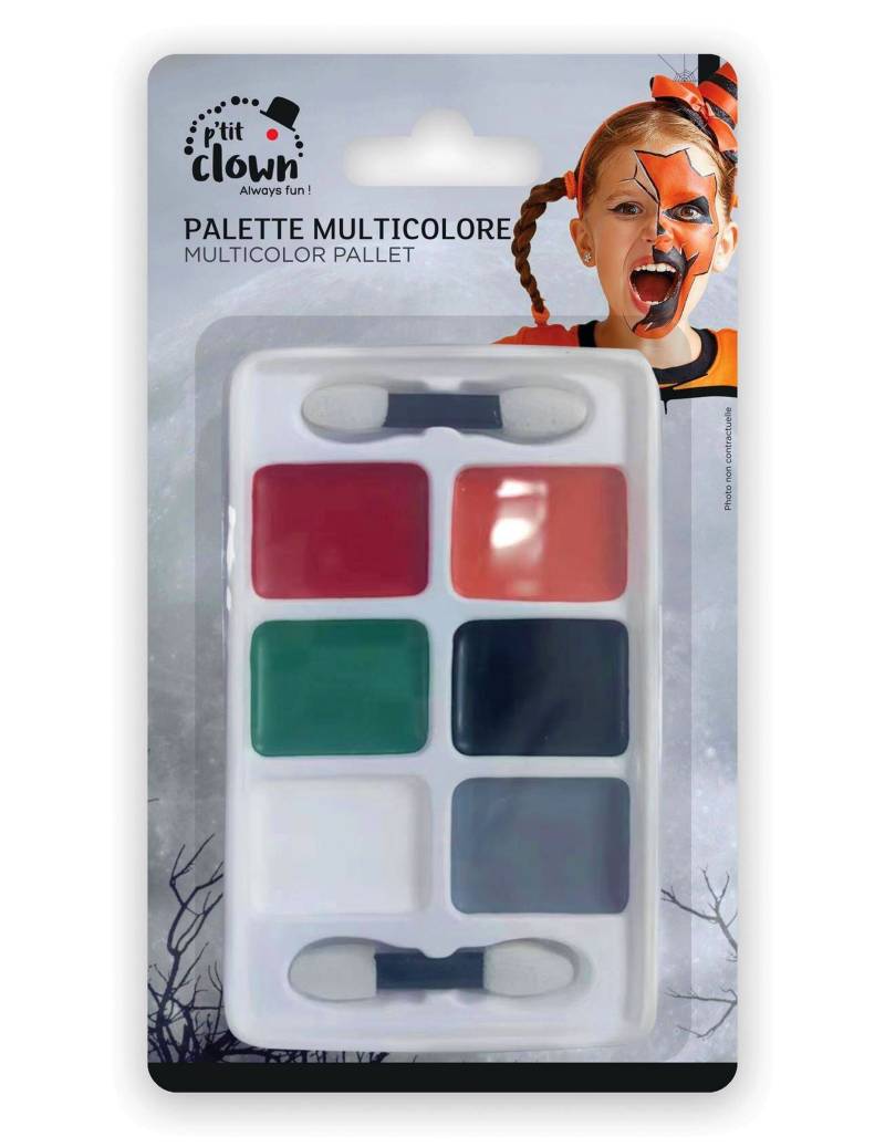 6 Farben Make up Set Halloween von PTIT CLOWN