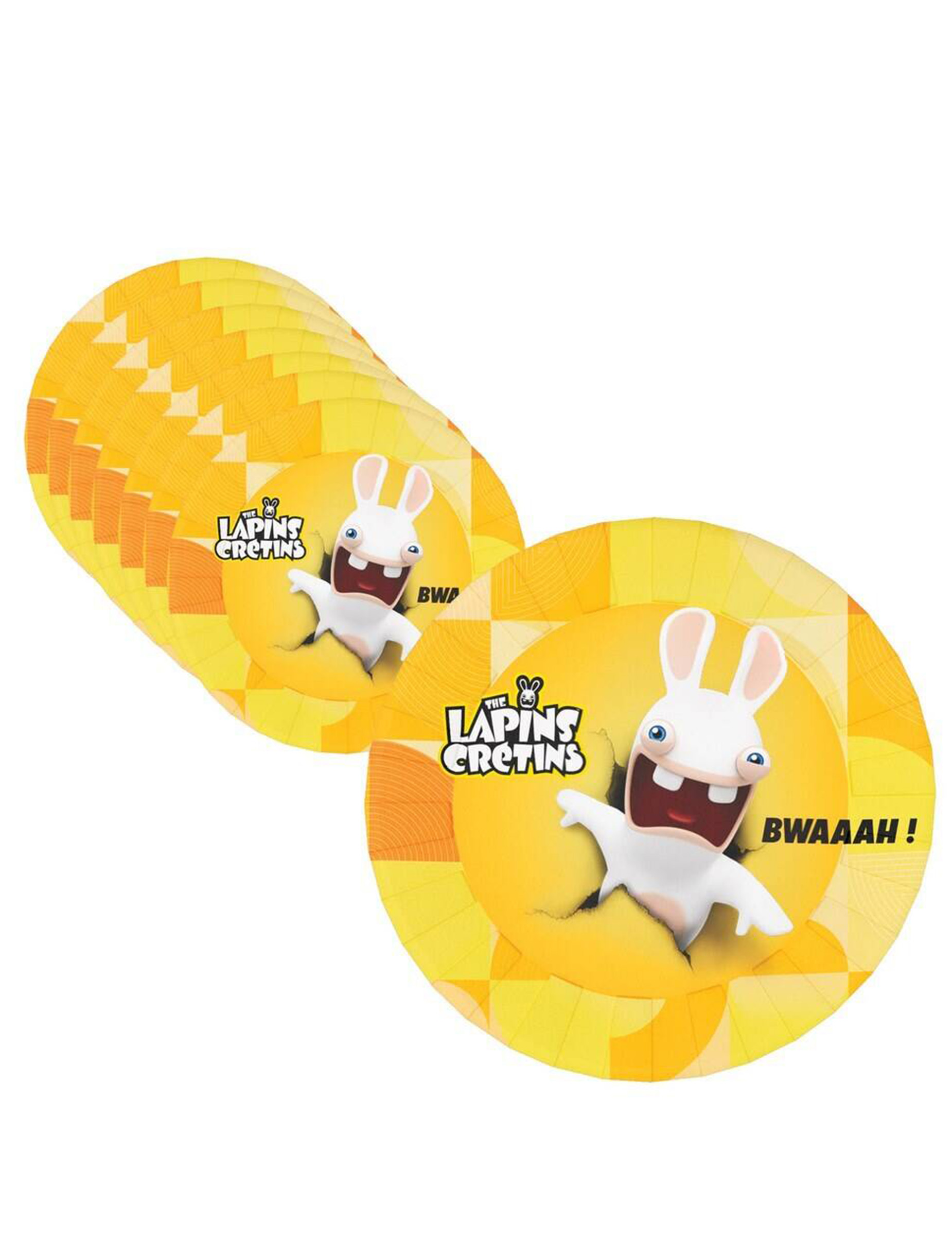 8 Pappteller Raving Rabbids 23 cm 8 Pappteller Raving Rabbids 23 cm von PTIT CLOWN