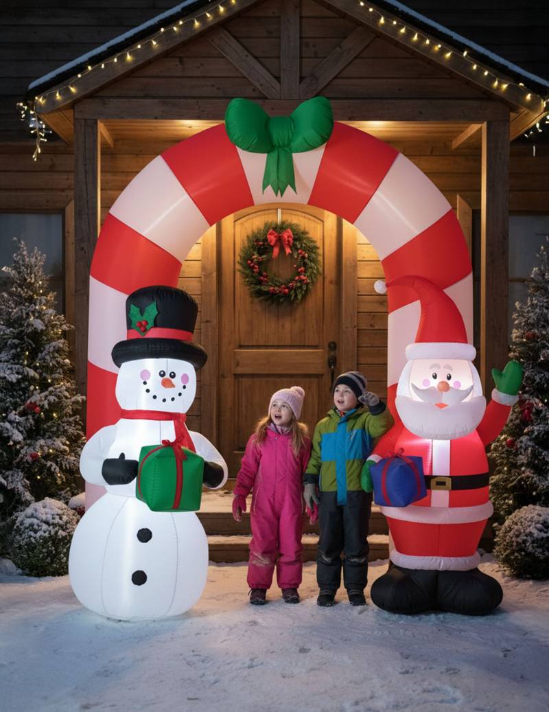 Aufblasbarer Torbogen Weihnachten 240cm von PTIT CLOWN