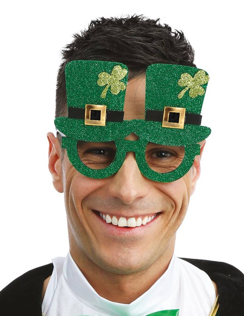 Brille Hut St. Patrick Brillen Zylinder St. Patrick Erwachsene grün Brille Hut St. Patrick Brillen Zylinder St. Patrick Erwachsene grün von PTIT CLOWN