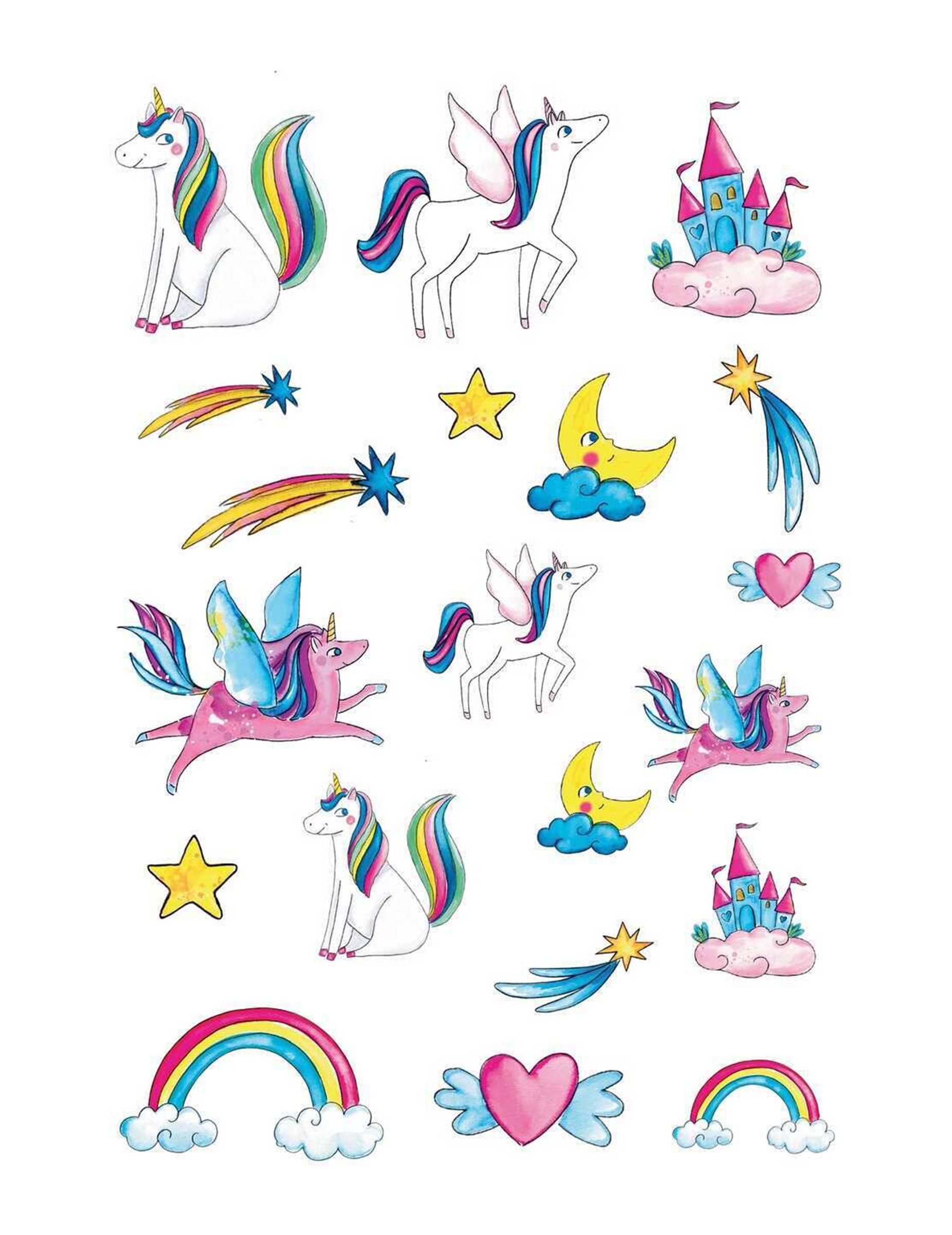 Feenhafte Einhorn-Tattoos von PTIT CLOWN