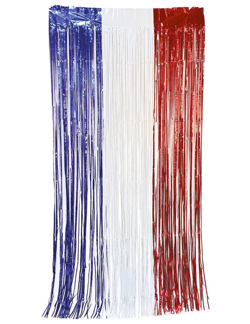 Metallic-Vorhang Frankreich Fanartikel 2 Meter Metallic-Vorhang Frankreich Fanartikel 2 Meter von PTIT CLOWN