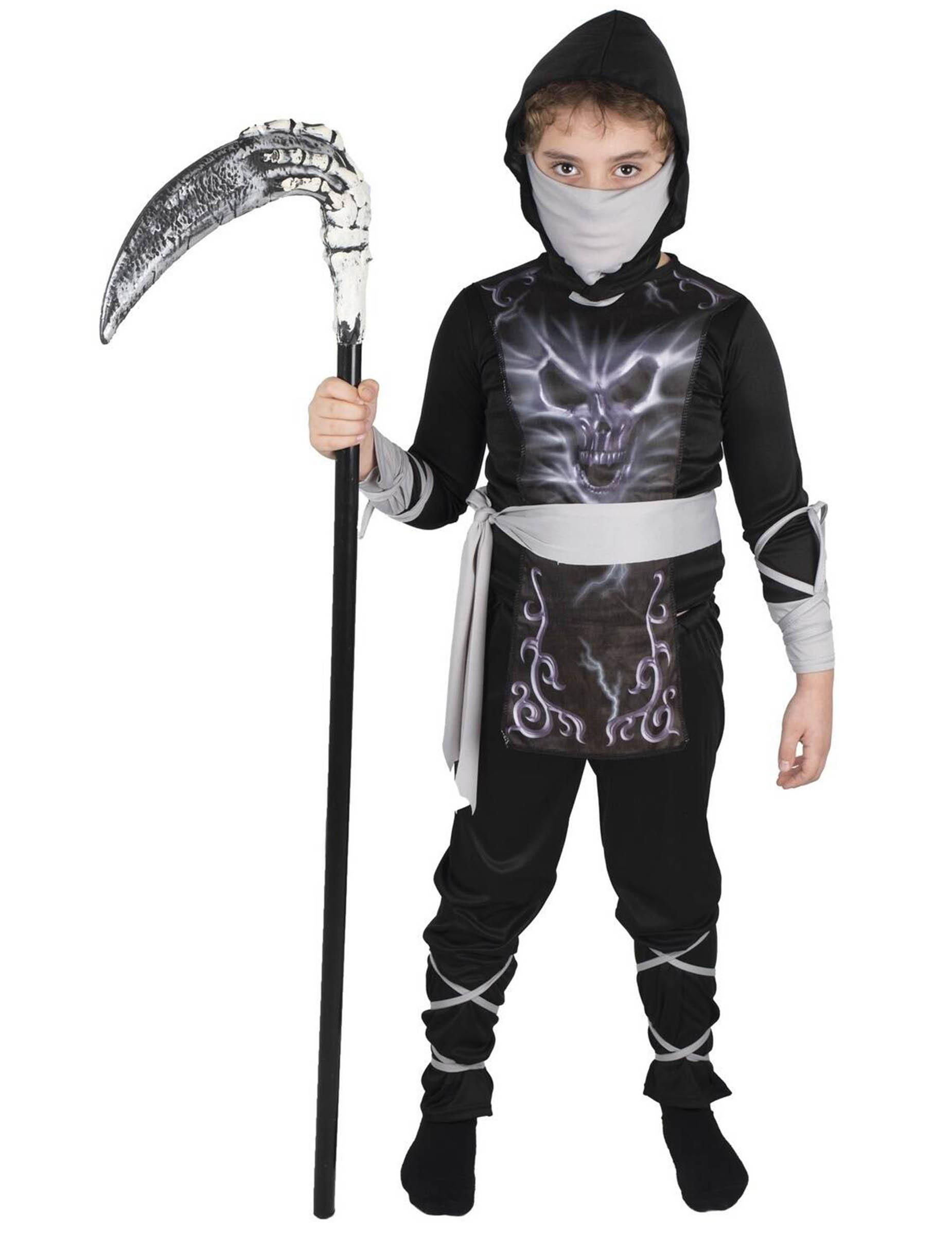 Ninja Skelett Kostüm für Kinder Ninja Skelett Kostüm für Kinder von PTIT CLOWN