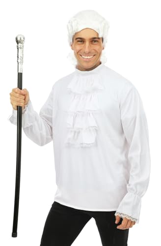 P 'tit Clown – 12133 – Weißes Hemd zu Jabot – Einheitsgröße von p'tit clown