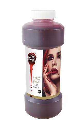 p'tit clown - Falsches Blut in Kanistern - Realistischer Effekt - Halloween Make-up - Gesichtsbemalung - Verkleidungen - Karneval - Cosplay - Szenen des Terrors - Theaterblut - Filmblut (452,8 ml) von p'tit clown