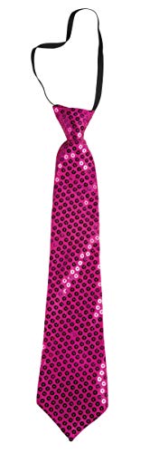 P'tit Clown - 60243 - Pailletten-Krawatte mit glänzendem Gummiband - Glitter Tie - Kostümzubehör - Perfekt für Karneval, Kostümpartys, Themenpartys, Silvester - Erwachsene - Rosa P'tit Clown - 60243 - Pailletten-Krawatte mit glänzendem Gummiband - Glitter Tie - Kostümzubehör - Perfekt für Karneval, Kostümpartys, Themenpartys, Silvester - Erwachsene - Rosa von p'tit clown