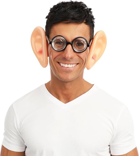 P'TIT Clown - 69440 - Falsche Ohren - Humoristisches Kostümzubehör, Humor - Neunauge, Riese - Perfekt für Karneval, Mottopartys - Beige, 15 x 9 cm - Unisex - Kunststoff P'TIT Clown - 69440 - Falsche Ohren - Humoristisches Kostümzubehör, Humor - Neunauge, Riese - Perfekt für Karneval, Mottopartys - Beige, 15 x 9 cm - Unisex - Kunststoff von p'tit clown