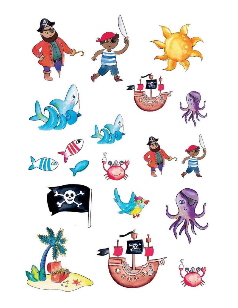 Piraten-Tattoos Piraten-Tattoos von PTIT CLOWN