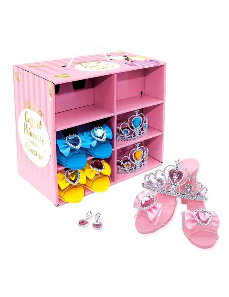 Prinzessinnen-Accessoires-Set Blau, Rosa und Gelb Prinzessinnen-Accessoires-Set Blau, Rosa und Gelb von PTIT CLOWN