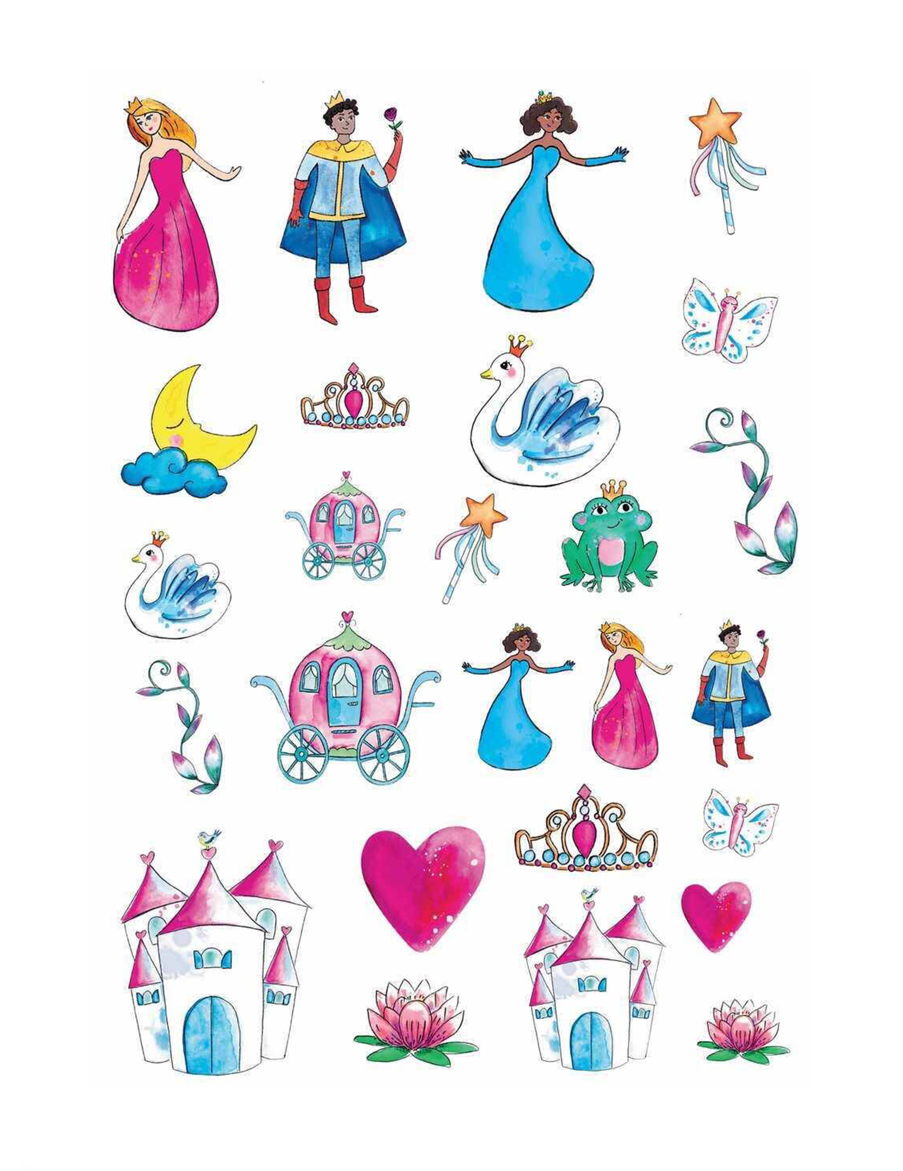 Prinzessinnen-Tattoos Prinzessinnen-Tattoos von PTIT CLOWN