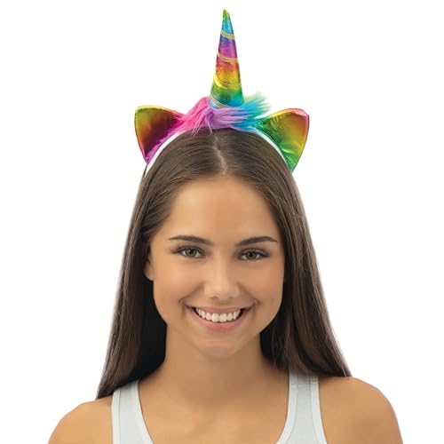 PtitClown - Serre-Tête de Licorne Arc en Ciel Adulte - Multicolore von PTIT CLOWN