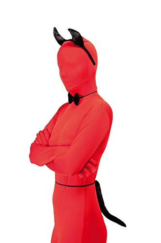 PtitClown - Set de diable : Serre-Tête, Queue & Noeud Papillon Adulte - Noir von PTIT CLOWN