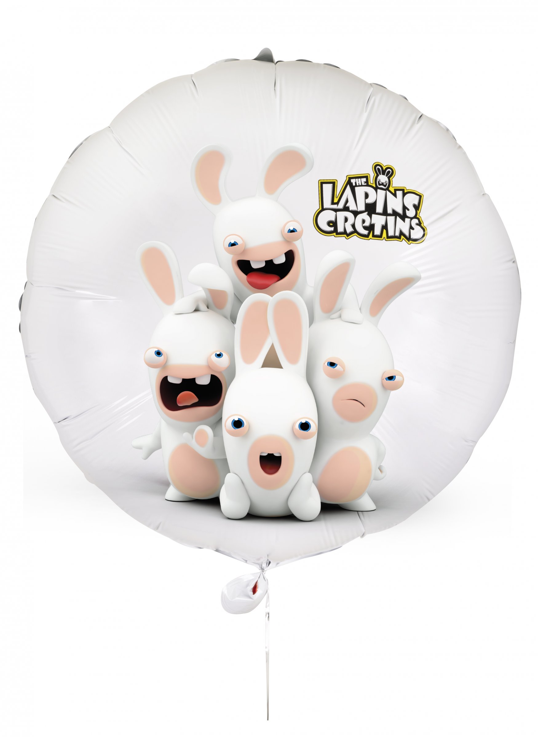 Raving Rabbids-Luftballon Partydeko weiss-rosa 40 cm Raving Rabbids-Luftballon Partydeko weiss-rosa 40 cm von PTIT CLOWN