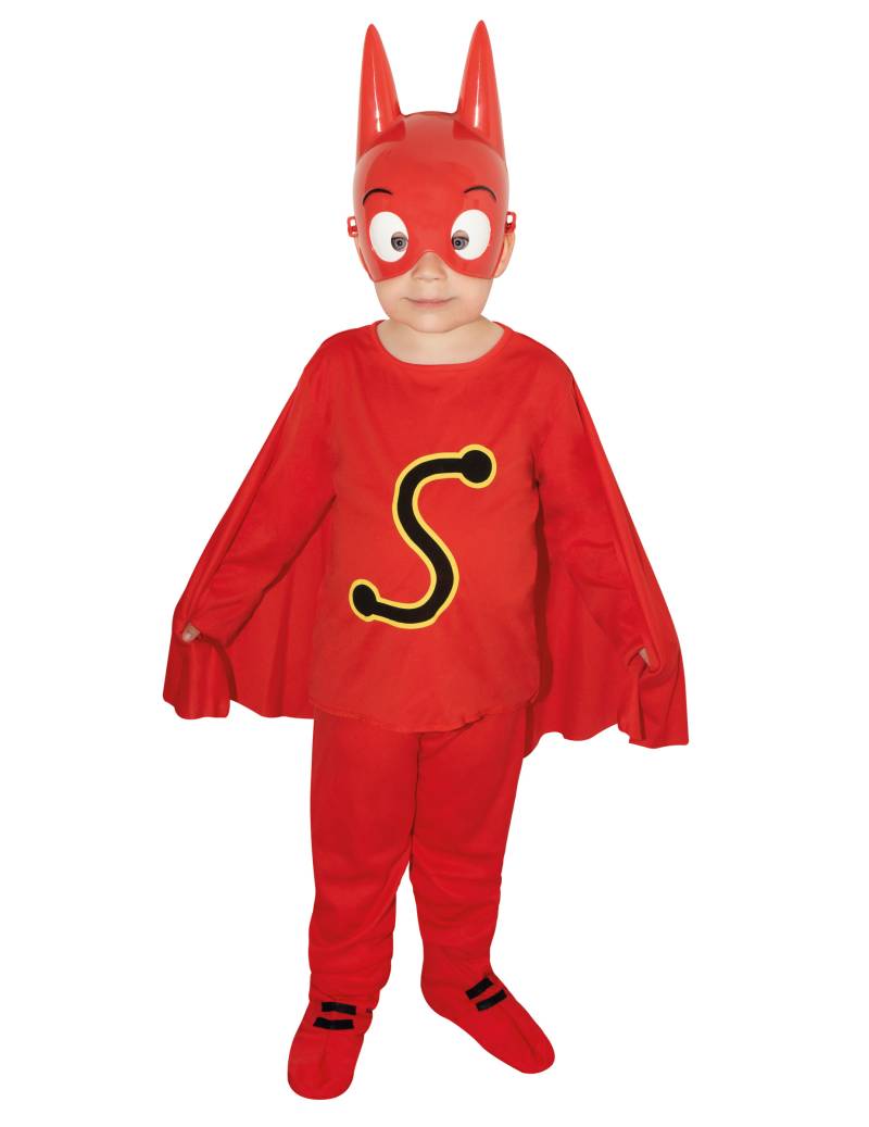 SamSam-Kostüm für Kinder Faschingskostüm rot von PTIT CLOWN